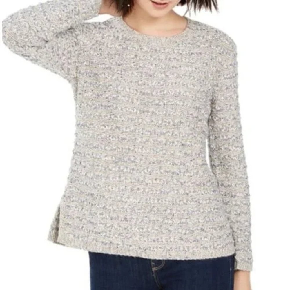 Style & Co. Crewneck Cotton-Blend Sweater